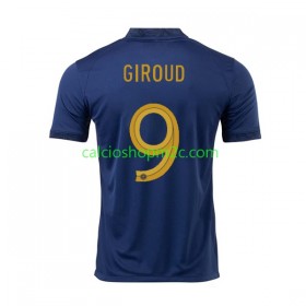 Francia Olivier Giroud 9 Maglia Prima World Cup 2022 Manica Corta